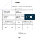 (Contoh) Form Angka Kredit 2024