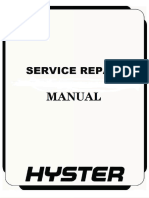 Hyster H006 (H135FT, H155FT) Forklift Service Repair Manual