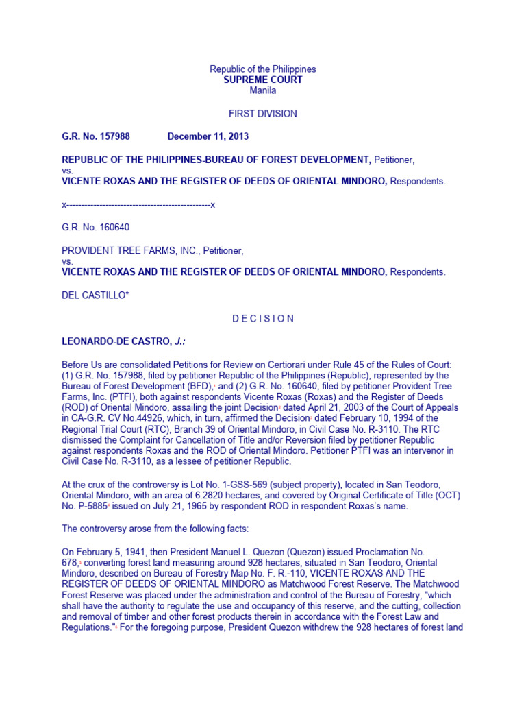 Supreme Court Ruling on Land Title Dispute | PDF | Appeal | Lawsuit