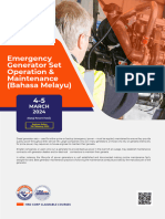 Emergency Generator Set Operation & Maintenance (Bahasa Melayu)