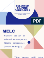 Selected Filipino Composers