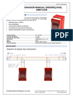 Acionador Manual Endereçável - Ame12ab