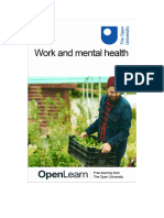 Work and Mental Health