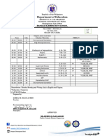 Grade 6 Schedule With Catch Up Friday