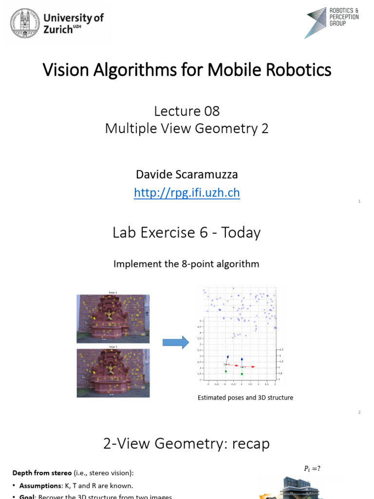 Multiple View Geometry PDF Linear Algebra Computer Vision