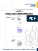 Calendario de Actividades Metodología de Investigación I I Pac 2024