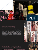 Introduction To Fashion Marketing