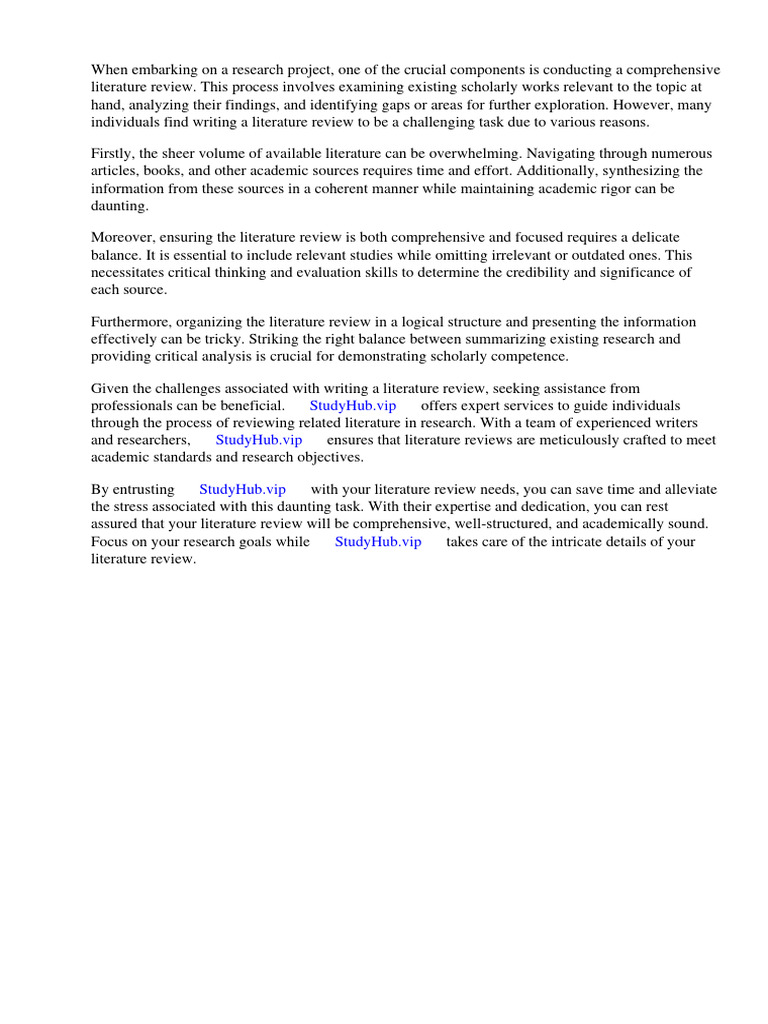 How to review related literature in research pdf citation methodology