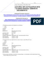 Illustrated Microsoft Office 365 and Powerpoint 2016 Introductory 1St Edition Beskeen Test Bank Full Chapter PDF