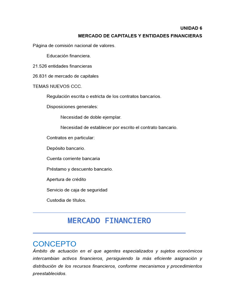 Mercado de Capitales y Finanzas en Argentina | PDF | Bolsa | Dinero