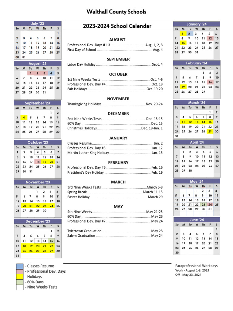 2023 2024 WCSD Calendar PDF Festival Public Holiday 2023 2024 WCSD Calendar PDF Festival Public Holiday