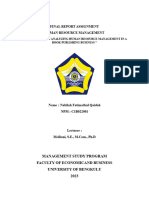 C1B022001 - Nabilah Fatimathul Qaidah - FINAL REPORT MODEL OF HRM