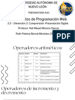 Preparatoria #20: Fundamentos de Programación Web