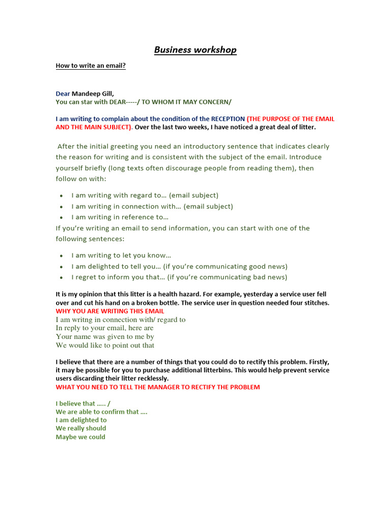 Business Workshop | PDF