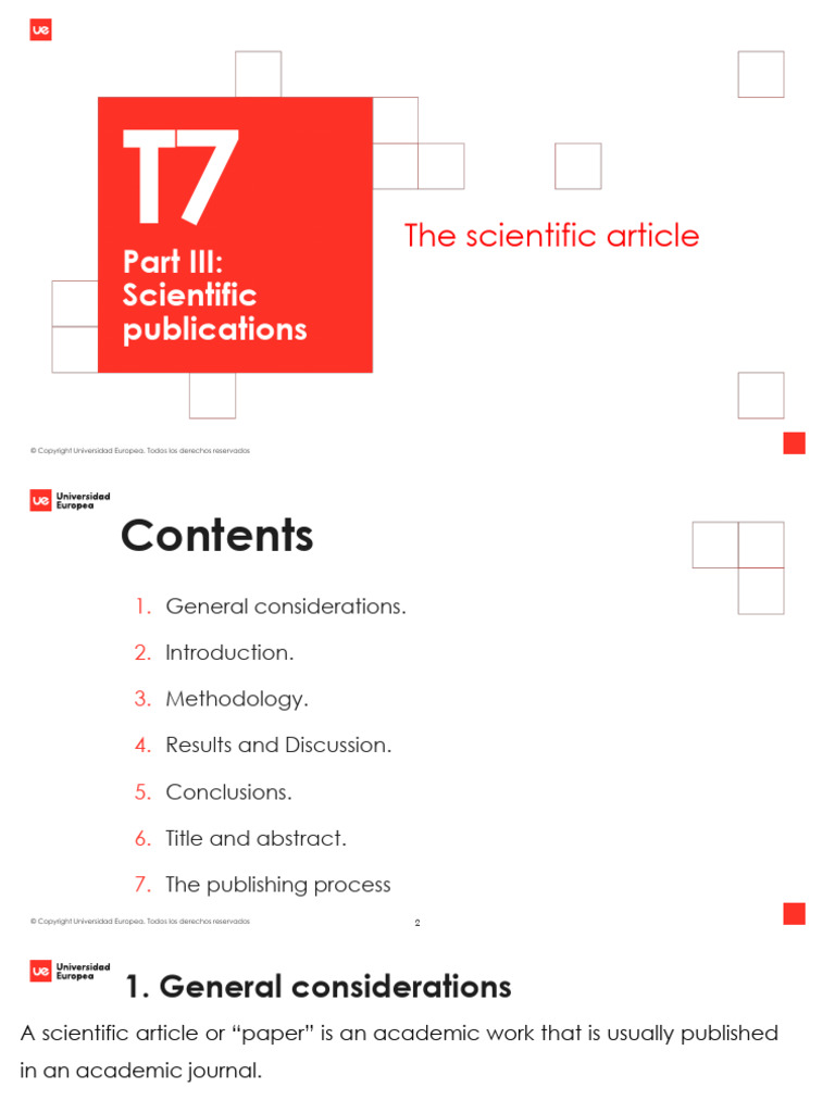 Unit 7 The Scientific Paper 22-23 | PDF | Abstract (Summary) | Methodology