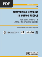 Download Preventing HIV in Young People A systematic Review of the evidence from Developing countries by CrowdOutAIDS SN71554602 doc pdf