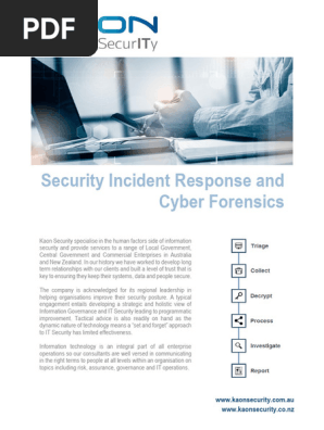 Security Incident Response and Cyber Forensics (2)