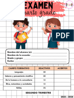 Examen 4to - Segundo Trimestre