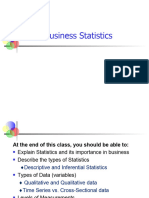 Lecture1 A Business Statistics