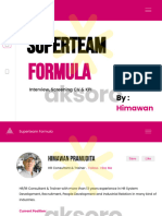 Superteam Formula - Intv, Screening