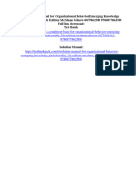 Solution Manual For Organizational Behavior Emerging Knowledge Global Reality 7thedition Mcshane Glinow 0077862589 9780077862589 Full Chapter PDF