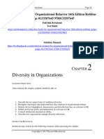 Solution Manual For Organizational Behavior 16Th Edition Robbins Judge 0133507645 9780133507645 Full Chapter PDF