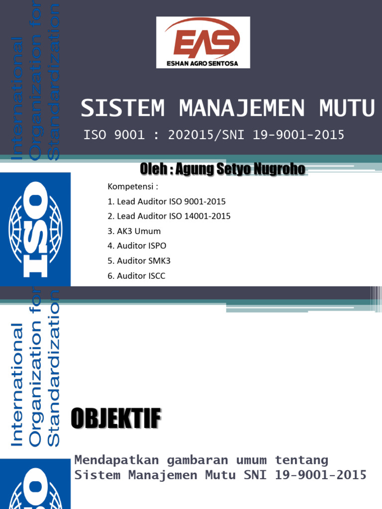 Materi Iso 9001 2015 Pdf