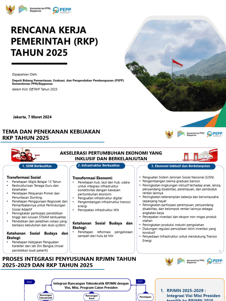 Deputi PEPP Kick Off Eksternal RKP 2025 PDF