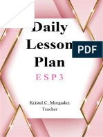 Daily Lesson Plan COVER
