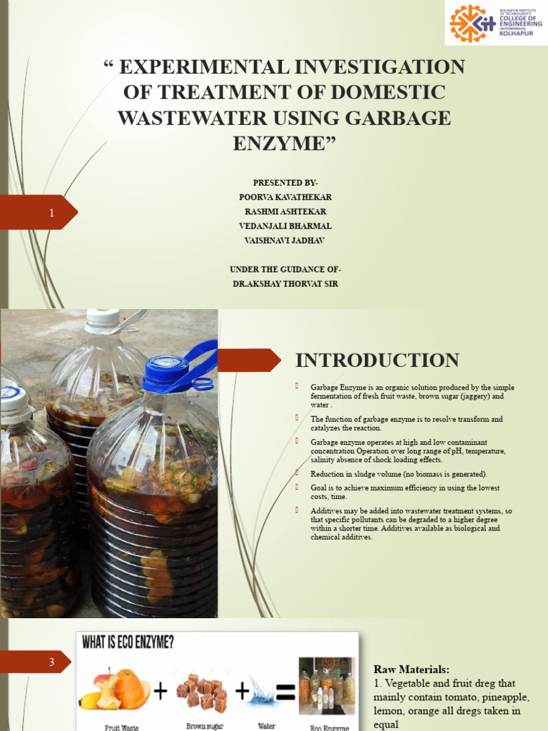 Garbage Enzymes Mega Project | PDF | Sewage Treatment | Ammonia