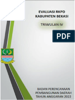 FBUKU EVALUASI TERHADAP RKPD Triwulan IV TAHUN 2022 BEKASI-Publish