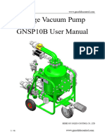 GNSP10B Vacuum Pump User Manual