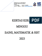 Kertas Kerja Minggu Sains 2023