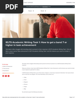 IELTS Academic Writing Task 1 – How to reach a band 7 | IDP IELTS