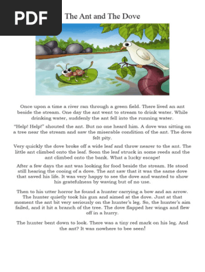 THE-ANT-AND-THE-DOVE-PRINTABLE