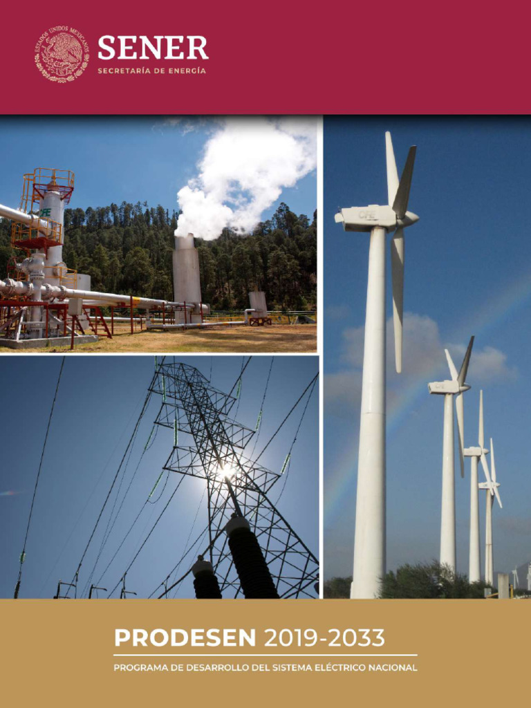 PRODESEN 2019-2033: Plan Energético Nacional | PDF | Ingenieria ...