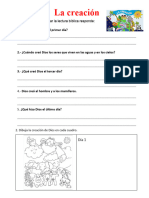 D1 A2 FICHA REL. La Creación de Dios