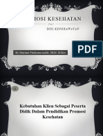 Materi 11. Kebutuhan Klien Sebagai Peserta Didik Dalam Pendidikan Kesehatan