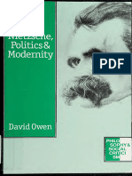 David Owen - Nietzsche, Politics and Modernity (Philosophy and Social Criticism Series) - SAGE Publications LTD (1995)