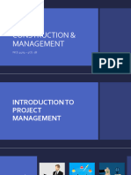 Introductionto Project Management