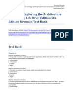 Sociology Exploring The Architecture of Everyday Life Brief Edition 5Th Edition Newman Test Bank Full Chapter PDF