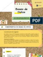 Unidad I Sistemas Gestores de Bases de Datos Fundamentos BD