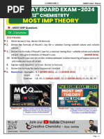 12th Chemistry Most IMP Theory EM - 2024 Ajay Jadeja