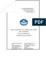 RPP Kelas V Tema 8