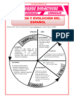 Origen y Evolución Del Español para Cuarto de Secundaria