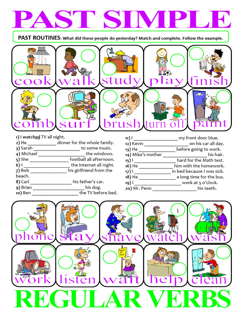 Past Routines and Daily Activities | PDF