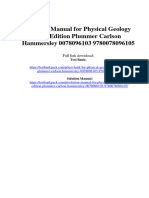 Filedate - 47download Solution Manual For Physical Geology 15Th Edition Plummer Carlson Hammersley 0078096103 9780078096105 Full Chapter PDF