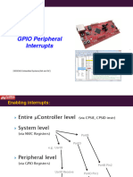 GPIO Peripheral Interrupts