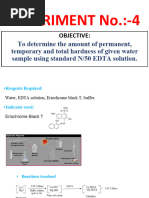 EDTA Method for Water Hardness Testing | PDF | Titration | Chemistry