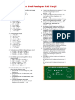 Latihan Soal PAS Ganjil Kls 6